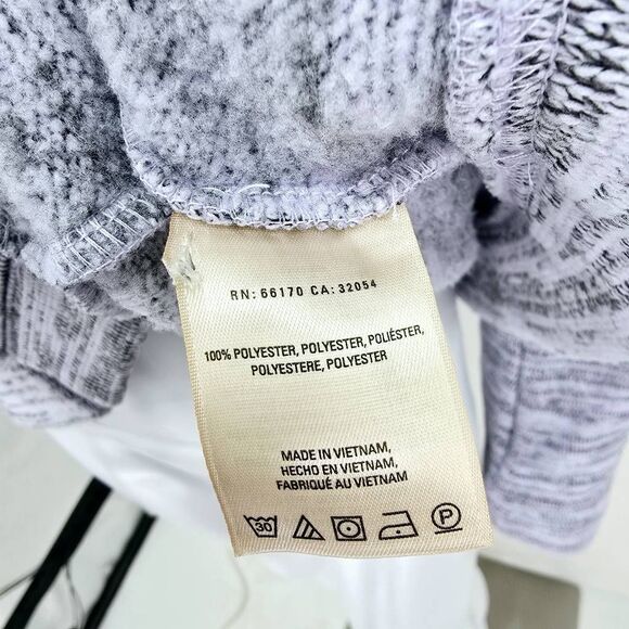 Anthropologie Saturday Sunday Cowl Neck Fleece Pullover Sweater Purple L - Picture 4 of 5